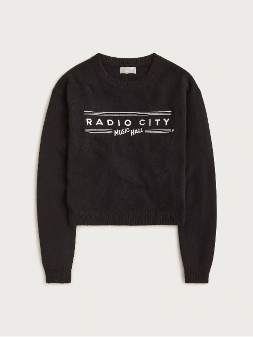 J.Crew Radio City Music Hall X J.Crew Perfect cashmere crewneck sweater CS509
